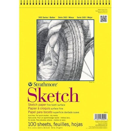 STRATHMORE Strathmore 1289301 300 Series Sketch Pad; 100 Sheets - Sketch Pad; 14 x 17 In. 1289301